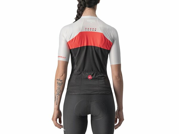 Dámsky dres Castelli Aero Pro W Jersey Light Black/Pink