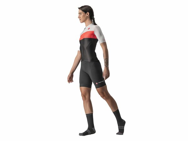 Dámsky dres Castelli Aero Pro W Jersey Light Black/Pink
