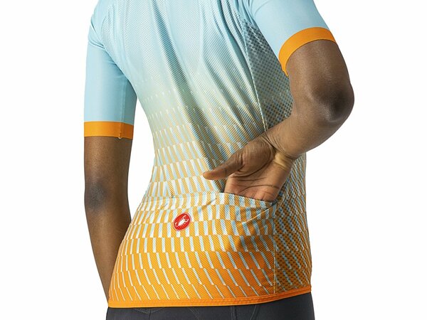 Dámsky dres Castelli Climber's 2.0 W Jersey Sky-light/Orange