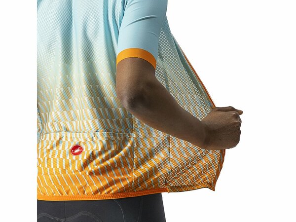 Dámsky dres Castelli Climber's 2.0 W Jersey Sky-light/Orange