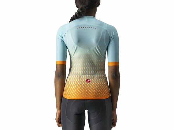 Dámsky dres Castelli Climber's 2.0 W Jersey Sky-light/Orange