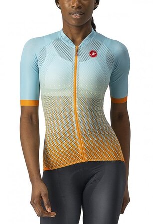 Dámsky dres Castelli Climber's 2.0 W Jersey Sky-light/Orange