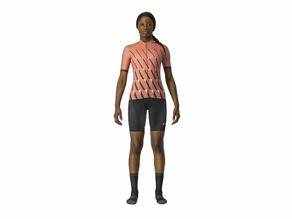 Dámsky dres Castelli Pendio Jersey Blush/Gray/White