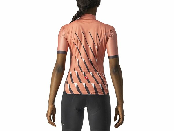 Dámsky dres Castelli Pendio Jersey Blush/Gray/White