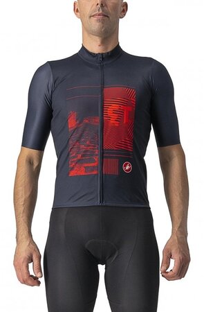 Cyklistický dres Castelli 13 Screen Limited Jersey Savile Blue/Red
