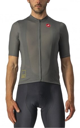 Cyklistický dres Castelli Breathe Attack Limited Jersey Forest Gray