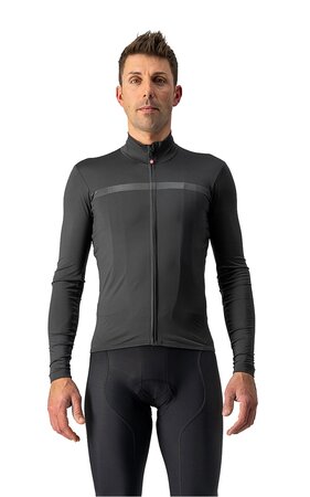 Pánsky Dres Castelli Pro Thermal Mid LS Dark Grey