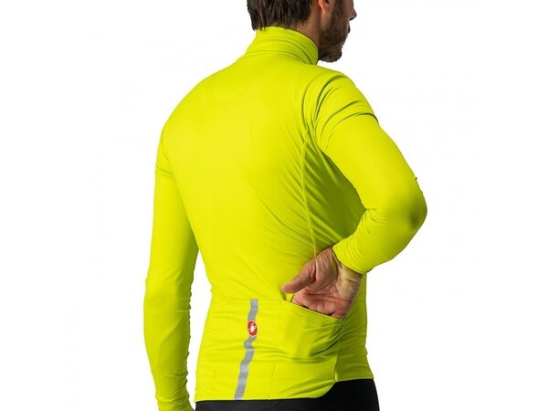 Pánsky Dres Castelli Pro Thermal Mid LS Yellow