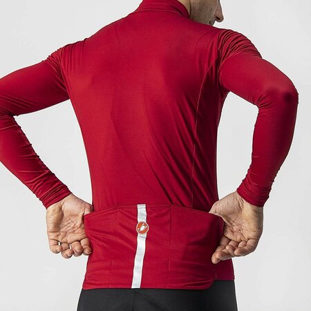 Pánsky dres Castelli Pro Thermal Mid LS Jersey Pro Red