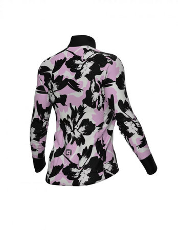Cyklistický dres ALÉ FLOWER PR-E LS Lady Jersey Flower
