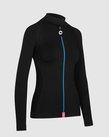 Cyklistický dres Assos Wom 3/3 LS Skin Layer Black Series Cyklistický dres Assos Wom 3/3 LS Skin Layer Black Series