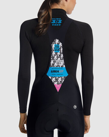 Cyklistický dres Assos Wom 3/3 LS Skin Layer Black Series Cyklistický dres Assos Wom 3/3 LS Skin Layer Black Series