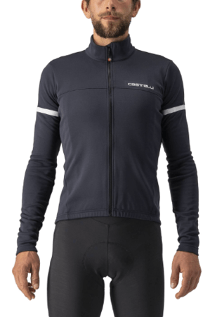 Pánsky dres Castelli Fondo 2 FZ Light Black/White Reflex