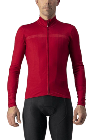 Pánsky dres Castelli Pro Thermal Mid LS Jersey Pro Red