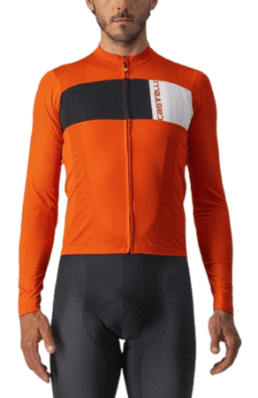 Pánsky dres Castelli Prologo 7 Červeno-oranžová