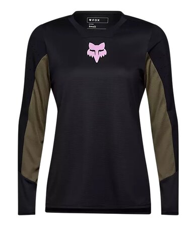 Cyklistický dres Fox Racing W Defend Ls Jersey Park Black Cyklistický dres Fox Racing W Defend Ls Jersey Park Black