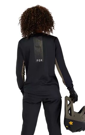 Cyklistický dres Fox Racing W Defend Ls Jersey Park Black Cyklistický dres Fox Racing W Defend Ls Jersey Park Black