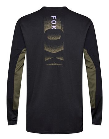 Cyklistický dres Fox Racing Defend Ls Jersey Park Black