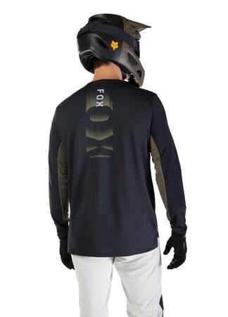 Cyklistický dres Fox Racing Defend Ls Jersey Park Black
