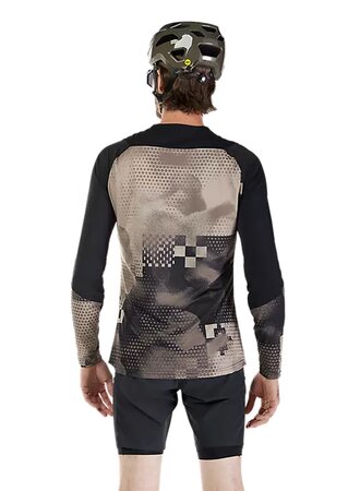 Cyklistický dres Fox Racing Flexair Ascent Ls Jersey Pulse Sand