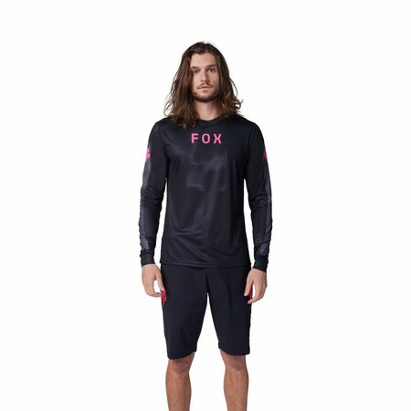 Cyklistický dres Fox Racing Ranger Taunt Ls Jersey Black