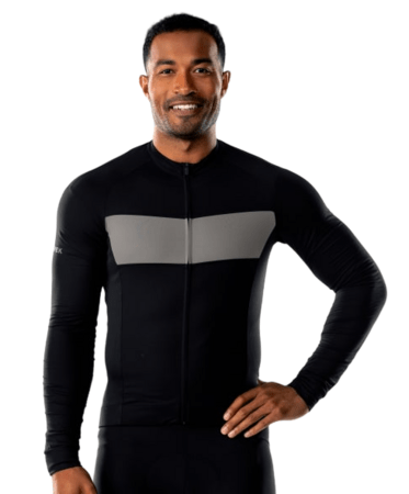 Cyklistický dres Trek Circuit LTD Long Sleeve Cycling Jersey Black