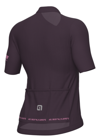 Cyklistický dres ALÉ PR-E Follow Me Aubergine Cyklistický dres ALÉ PR-E Follow Me Aubergine