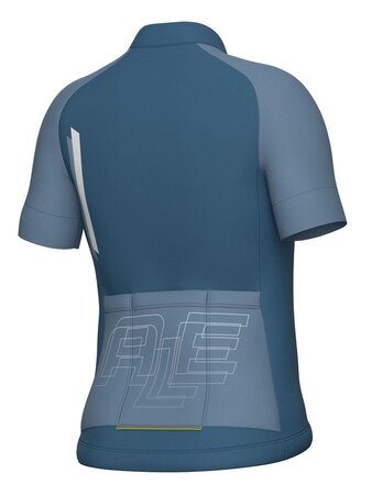 Cyklistický dres ALÉ Kid Follow Me Steel Blue