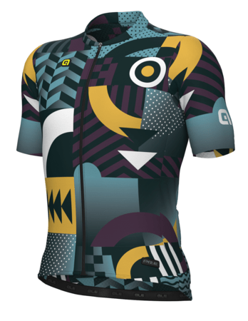 Cyklistický dres ALÉ PR-E Games Cocoa Brown