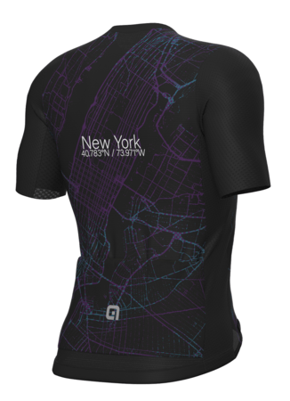 Cyklistický dres ALÉ PR-E Town Nero/New York