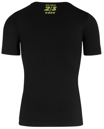 Cyklistický dres Assos Spring Fall SS Skin Layer Black