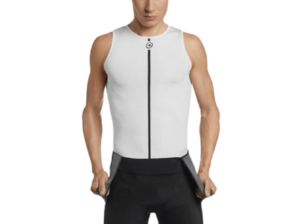 Cyklistický dres/tielko Assos Summer NS Skin Layer Holy White