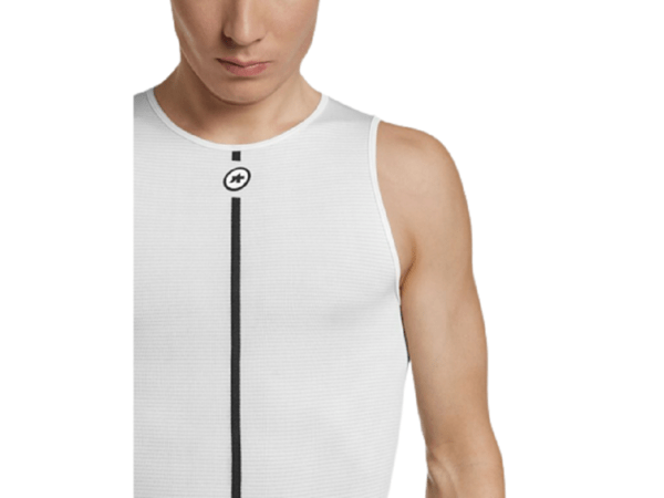 Cyklistický dres/tielko Assos Summer NS Skin Layer Holy White