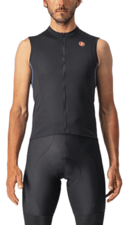 Pánsky dres Castelli Entrata VI Sleeveless Svetlá čierna