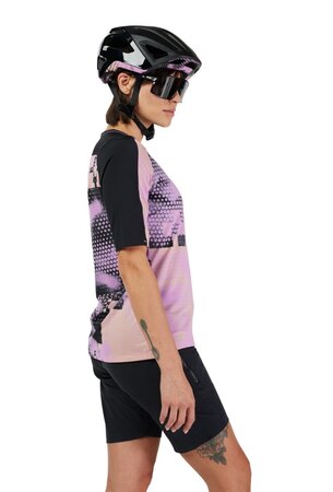 Cyklistický dres Fox Racing W Flexair Ascent Ss Pulse Dusty Rose Cyklistický dres Fox Racing W Flexair Ascent Ss Pulse Dusty Rose