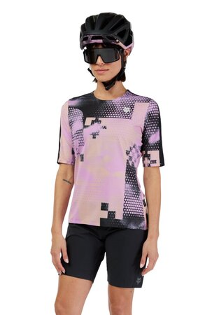 Cyklistický dres Fox Racing W Flexair Ascent Ss Pulse Dusty Rose Cyklistický dres Fox Racing W Flexair Ascent Ss Pulse Dusty Rose