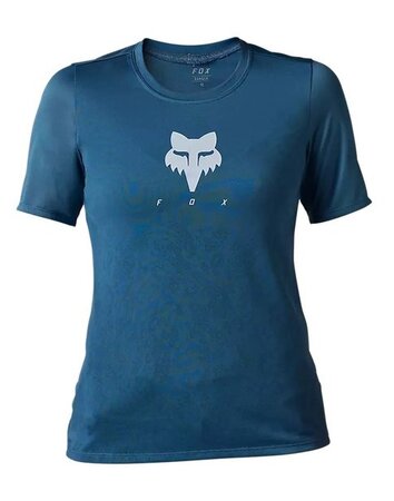 Cyklistický dres Fox Racing W Ranger Tru Dri Ss Jersey Dark Slate Cyklistický dres Fox Racing W Ranger Tru Dri Ss Jersey Dark Slate