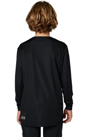 Detský cyklistický dres Fox Racing Youth Ranger Long Sleeve Jersey Black Detský cyklistický dres Fox Racing Youth Ranger Long Sleeve Jersey Black