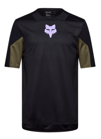 Cyklistický dres Fox Racing Defend Ss Jersey Park Black