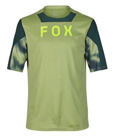 Cyklistický dres Fox Racing Defend Taunt Ss Jersey Pale Green