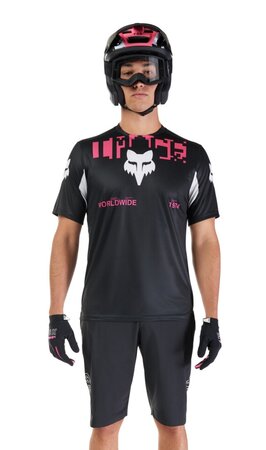 Cyklistický dres Fox Racing Ranger Ss Jersey Digi Image Black Cyklistický dres Fox Racing Ranger Ss Jersey Digi Image Black