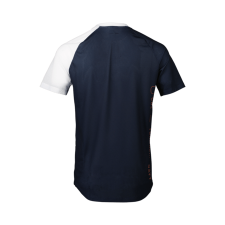 Pánsky dres POC MTB Pure Tee Lines Turmaline Navy/Hydrogen White