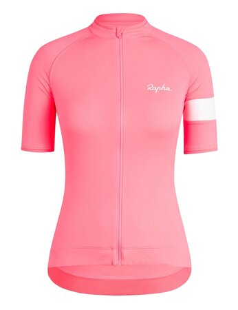 Cyklistický dres Rapha Core Women Visibility Pink Cyklistický dres Rapha Core Women Visibility Pink