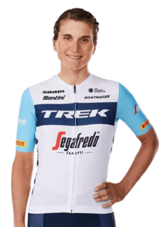 Cyklistický dres Santini Trek-Segafredo Team Replica Race Biela/Svetlomodrá
