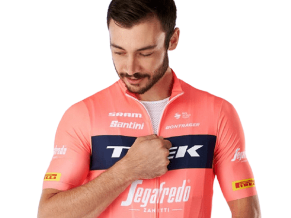 Pánsky dres Santini Trek-Sagafredo Radioactive Coral