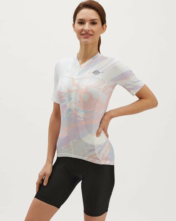 Cyklistický dres Silvini Catirina White Blush Cyklistický dres Silvini Catirina White Blush
