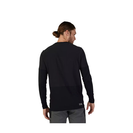 Cyklistický dres Fox Racing Defend Thermal Jersey Black Cyklistický dres Fox Racing Defend Thermal Jersey Black