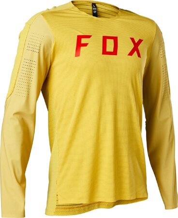 Cyklistický dres Fox Racing Flexair Pro Ls Jersey Pear Yellow