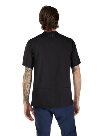 Cyklistický dres Fox Racing Ranger Ss Jersey Fox Head Black