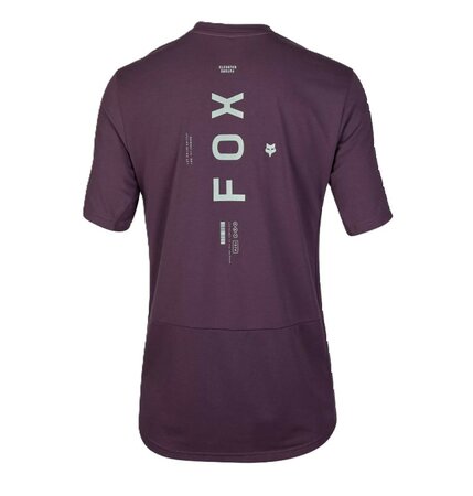 Cyklistický dres Fox Racing Ranger Dr Ss Jersey Alyn Dark Purple